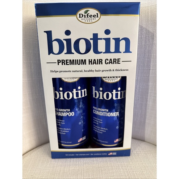 Difeel Other - Difeel ~ Biotin Pro-Growth Shampoo & Conditioner ~ Prevent Hair Loss 33.8 fl oz